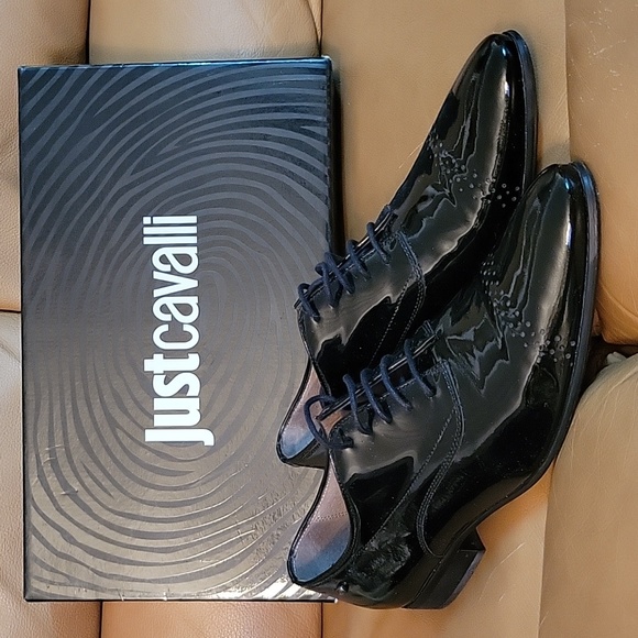 Just Cavalli Man Party Shoes Size 39 EU Italy - Picture 3 of 9